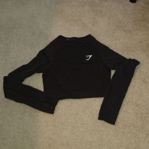 gymshark cropped top.